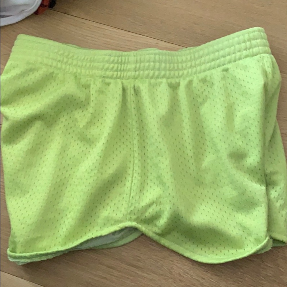 Yellow/ green sports shorts